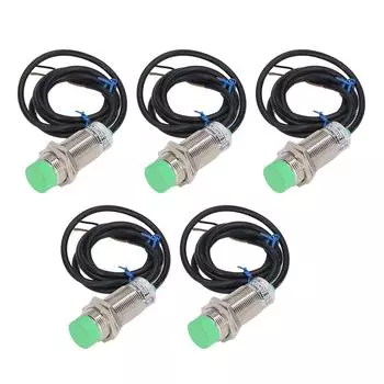 5шт индуктивный датчик приближения NPN ABS алюминиевый сплав IP65 водонепроницаемый не встроенный датчик приближения