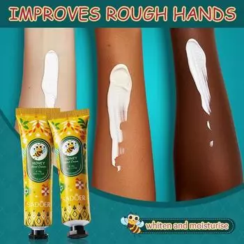 5шт. Крем для рук с медом. Крем для рук увлажняющий и гладкий Медовый крем для рук для осени и зимы 5pcs