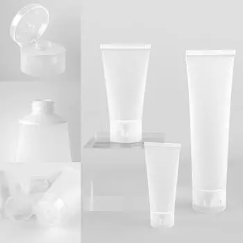 5шт крем-лосьон с откидной крышкой пустые дорожные бутылки косметический контейнер пластиковый портативный