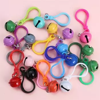 5шт медный акриловый брелок-колокольчик подвеска для сумочки 26x47mm