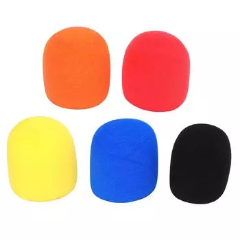 5шт микрофонный пенопластовый чехол утолщенный анти-падение микрофон ветрозащитный чехол губчатый пенопластовый