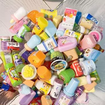 5шт милые мини-кукольный домик супермаркет пищевые закуски для куклы кухонные аксессуары