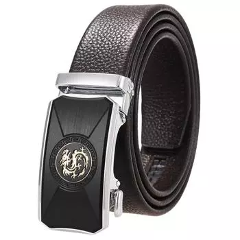 5шт. Мужской ремень с пряжкой, мужской первый ремень из коровьей кожи, модный ремень Ly36-24489-5 110cm-130cm
