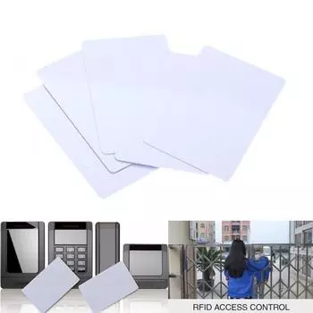 5шт NFC бесконтактная смарт-белая карта доступа S50 Ic 13,56 МГц читаемая записываемая карта доступа 5Pcs