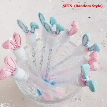 5шт одноразовые кисточки для ресниц, аппликатор, насадка для туши, палочки/пластиковая трубка