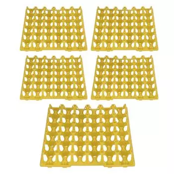 5шт пластиковые лотки для яиц 30 ячеек ящики для яиц держатель лоток для хранения транспортировки дома ферма жёлтый