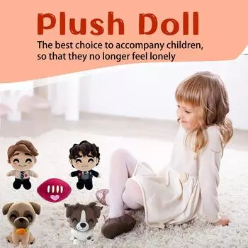 5шт плюшевые мягкие игрушки декоративные подушки, детский день рождения предпочтительный подарок на праздники, дни рождения One Size