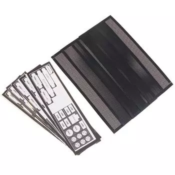 5шт ПВХ пылевой фильтр Универсальный Diy Щит Задняя пластина для корпуса компьютера ввода/вывода One Size