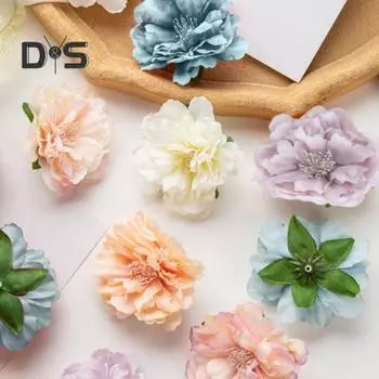 5шт яркий цвет искусственный цветок не увядающий нежный свадебный искусственный цветущий цветок пиона розовый