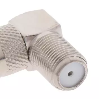 5шт Rf коаксиальный 90 прямоугольный разъем для телевизионной антенны F мама к телевизионной розетке