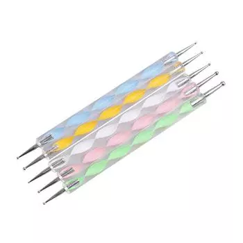 5шт шариковый стилус точечные инструменты для рисования для мандалы рок-арт полимерная глина использование