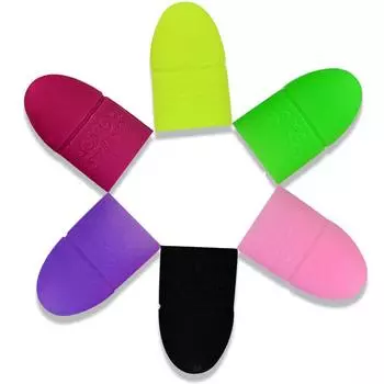 5шт силиконовые колпачки для снятия лака для ногтей замачивают УФ-гель для удаления маникюрного инструмента