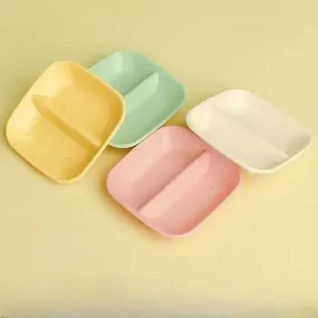 5шт соусники блюдо для приправ блюдо из пшеничной соломы пластиковая тарелка для закусок соленья блюдце бытовая посуда соус макание закуски