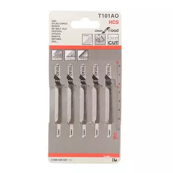 5шт T101Ao Hcs Т-образный хвостовик лобзиковые лезвия Кривая режущий инструмент для пилы по дереву и пластику