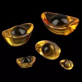 5шт юаньбао фэн-шуй юань бао слиток счастливый дом благословение украшения орнамент 10mm