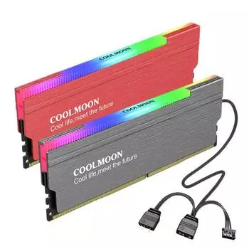 5V 3PIN ARGB 4PIN Rapid DDR4 Охлаждение DDR3 Настольный ПК Компьютер серый