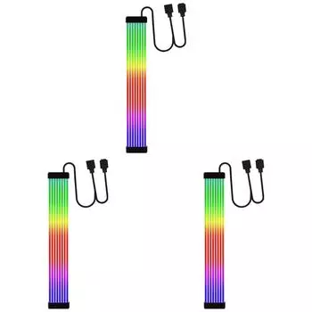 5V 3Pin ARGB Синхронизирующие кабели для ПК 8Pin PSU RGB Удлинители кабелей Светодиодная лента