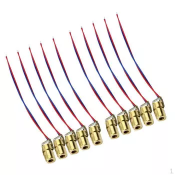 5В 650нм 5мВт Регулируемый лазерный точечный диодный модуль Красный прицел Мини-указатель