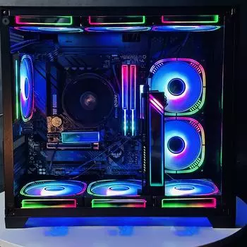 5V AURA Sync 3PIN ARGB SSD Охлаждающий радиатор M.2 Nvme SSD Радиатор Теплоотвод Алюминиевый сплав Теплостойкость для M.2 2280 чёрный