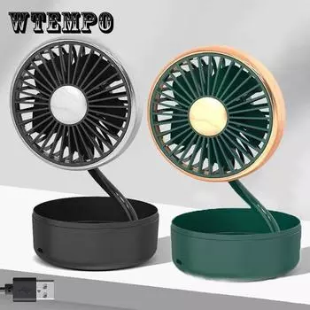 5V Mini Boutique Fan Автомобильный вентилятор Домашний автомобильный вентилятор двойного назначения с USB-головкой темно-зеленого
