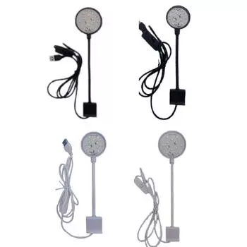 5 Вт Аквариумный USB светодиодный светильник Мини-светильник с зажимом и регулируемым шлангом для аквариумов с морской водой Коралловые аквариумы Аквариум