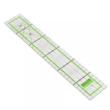 5x30 см прозрачная акриловая швейная линейка для лоскутного шитья, линейка для квилтинга ног