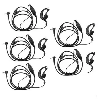 5x 1 наушник-гарнитура с микрофоном PTT для