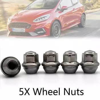 5X автомобильные хромированные колесные гайки M12X1.5 2434886 ACPA-1012-D2B для Ford Foucs Mondeo Kuga Ecosport Fiesta аксессуары для автомобильных колесных болтов серебряный