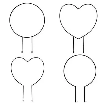 5x черная прочная опора для здорового роста растений полки для растений в садовый декор держатель для растений