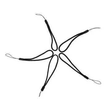 5X черный нейлоновый ремешок на запястье для камеры сотового телефона Ipod Usb Mp3 Mp4