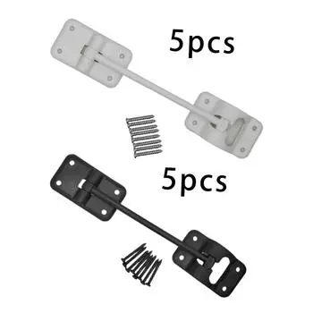 5x держатель двери в стиле Т для автофургона, аксессуары для автофургонов, высококачественная дверная фурнитура, портативные профессиональные запасные части, замена держателя дверной защелки чёрный