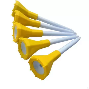 5x держателей для мячей для гольфа, уменьшающих трение, многоразовые резиновые держатели для вождения