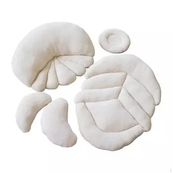 5x Детская фотосъемка вечеринка Фото фон Аксессуары Новорожденный белый