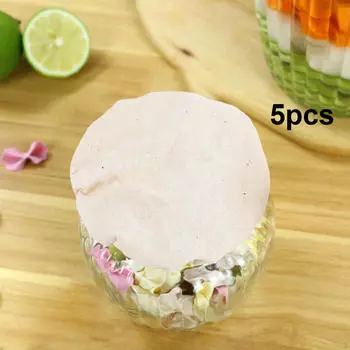 5x крышек для банок с закваской, тканевых крышек для хранения для ферментации, баночек для закваски