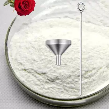 5x Mini Funnels with Needles Set, Multifunctional Kitchen Tools ,Metal ,for Filling Spice