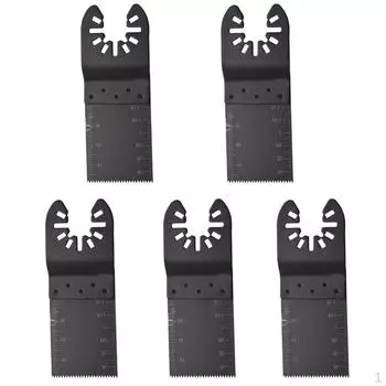 5x насадок для осциллирующих пильных полотен диаметром 34 мм для резки дерева и мягкого металла