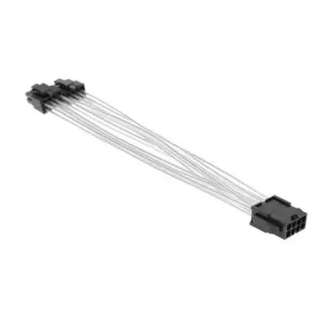 5x PCI-E 8pin Female to Dual PCI-E 6+2pin Male Power Splitter Cable Adapter 20cm