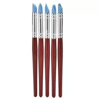 5X формирователь глины из силиконовой резины, инструмент для моделирования керамики из фимо-полимера