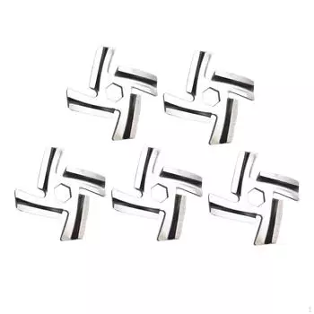 5x сменных лезвий для мясорубки, размер шестигранного отверстия 8,3 мм/0,33 , двухкомпонентная мясорубка для