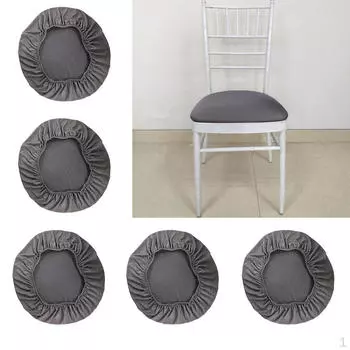 5x Spandex Stretch Seat Cover Wedding Dining Room Slipcover