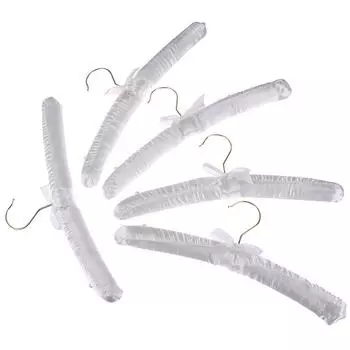 5X вешалок для одежды с атласной подкладкой, роскошная мягкая вешалка для пальто