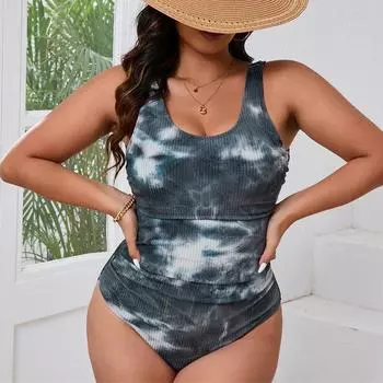 5XL цельный купальник большого размера с пуш-апом женский купальник больших размеров с открытой спиной XL