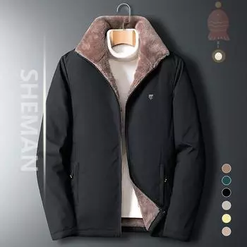 5XL Мальчики Бархат и Хлопок Супер Плотное Пальто Хлопок Пальто Стойка Воротник Бархат Утолщенный Хлопок Пальто Хлопок Хлопковая Куртка Хлопковая Куртка L серый