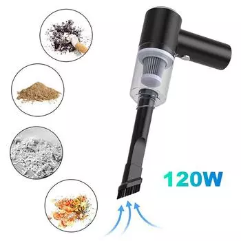 6000 Па беспроводной автомобильный пылесос 120 Вт беспроводной ручной пылесос с сильным всасыванием пылеуловитель мощный воздушный пылесос