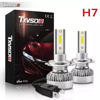 6000K H7 Автомобильная фара 20000LM 110W H4 Led H1 9005 HB3 9006 HB4 H8 H9 H11 12V Светодиодная лампа для фар 360 градусов Lampara White