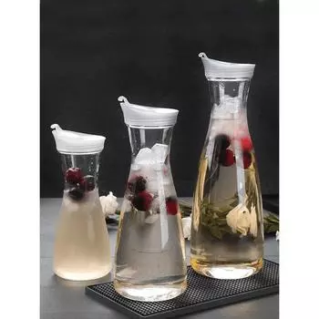 600/1100/1600 мл акриловая бутылка для холодной воды для сока большая емкость кофейник для молока термостойкий кувшин для воды посуда для питья 0.6L