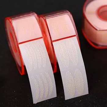 600/1200 шт. водонепроницаемые наклейки с сердечками любви и пота, кружевные наклейки с двойным веком в полоску