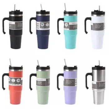 600/890 мл нержавеющая сталь кофейная чашка термос термос автомобильная термокружка спортивная бутылка для воды сохраняет холод и тепло термокружка 600ML