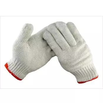 600 г хлопчатобумажная пряжа белого цвета износостойкие защитные промышленные перчатки профессиональные наружные защитные перчатки