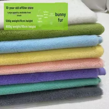 600 г плюшевая игрушка из меха кролика, перчатки и аксессуары, набор: Рукава, шляпа, грелка, подвески для багажа Brown Ke 78#